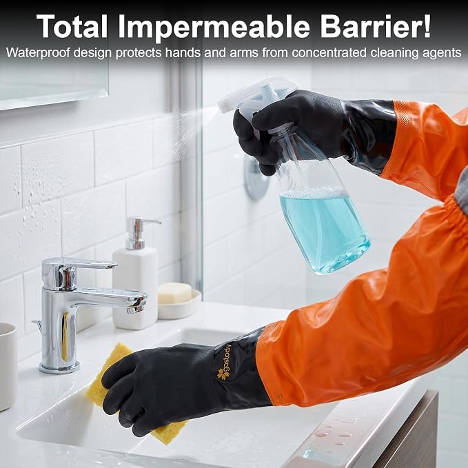 Gastody™ - Chemical Resistant Gloves, Reusable,Heavy Duty Safety Work Gloves,Resist Acid,Oil,Alkali - S-M-L-XL-XXL Size