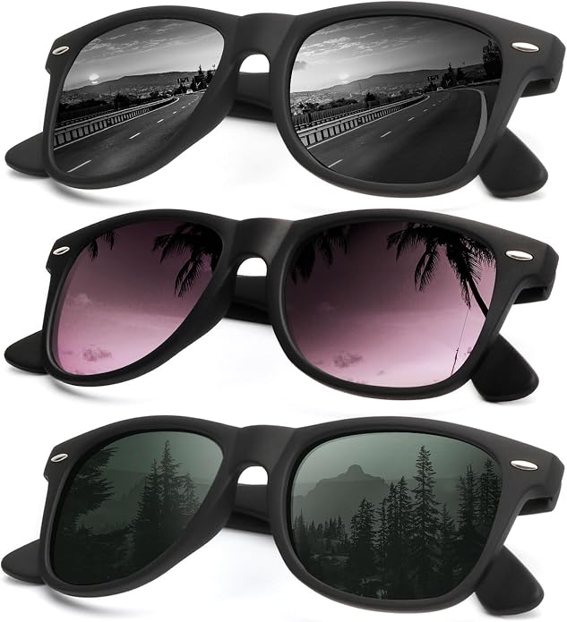 KALIYADI Sunglasses Men Polarized for Mens and Womens Unisex Sun Glasses for Driving UV Protection