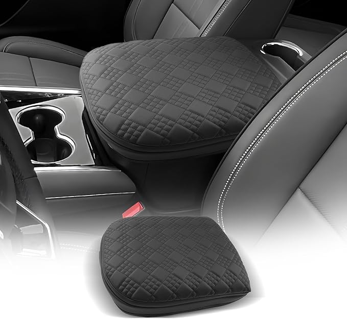 CDEFG for 2025 2026 Chevrolet Suburban Center Console Cover Armrest Box Cover for Suburban (LS, LT, RST, Z71, Premier, High Country) Accessories Console Arm Rest Protector Thickened