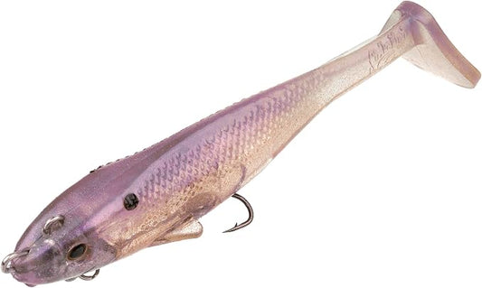 Strike King Final Copy Fishing Lure, Pre-Rigged Soft Plastic Swimbait, Free-Swinging Size 4 Treble Hook, Belly Magnetic Hook Keeper, 7/8-Ounce