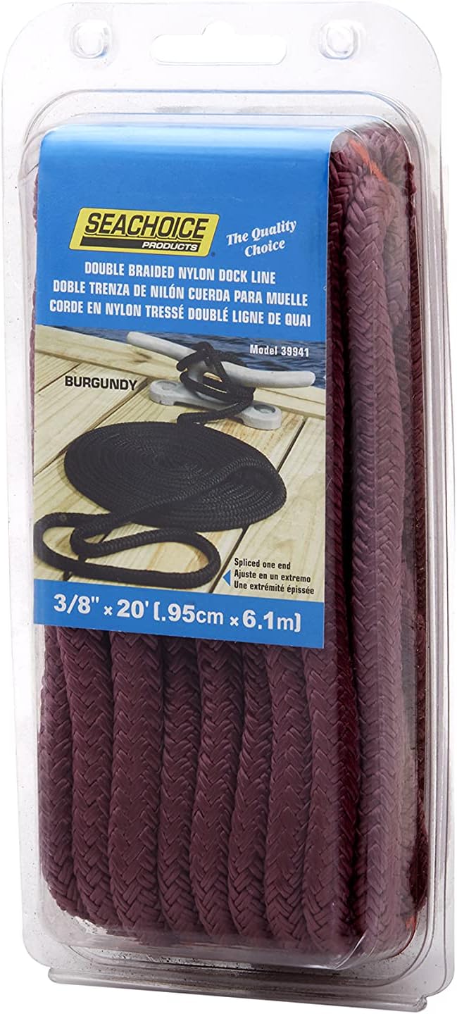 Seachoice Double-Braid Nylon Dock Line