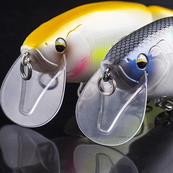 Glide Bait, Slow Sinking Swimbait, Topwater Hard Lures for Bass Catfish,Pike Perch, Freshwater or Saltwater