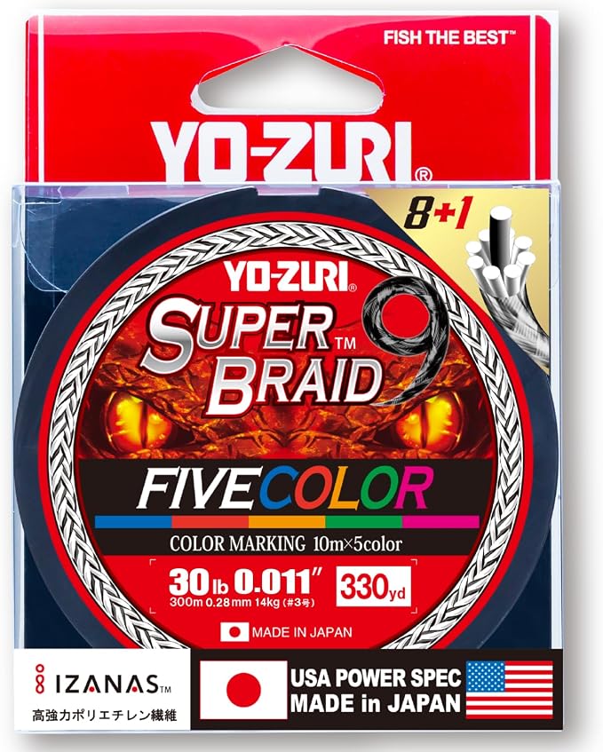 YO-Zuri SUPERBRAID 9 - Floating Braided Fishing LINE
