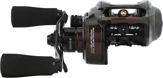 Abu Garcia IKE Signature Low Profile Baitcast Fishing Reel, Reliable Freshwater Reel, Durable & Lightweight Graphite Construction, Infini Brake System