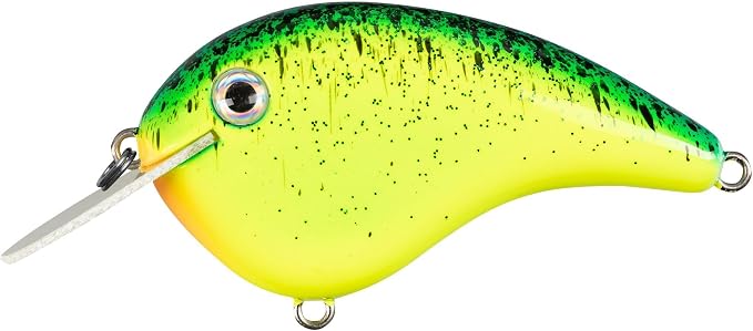 Strike King Chick Magnet Jr. Crankbait Fishing Lure, 1/4 oz, Dives 4-6 Feet, Premium Hooks