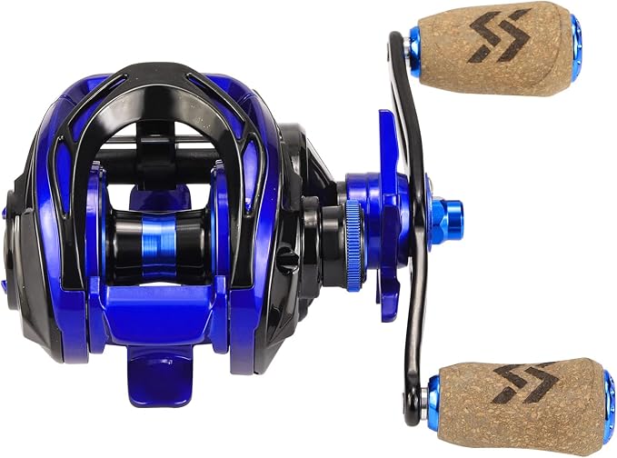 Sougayilang Baitcasting Reel, 7.0:1 Gear Ratio Super Smooth Power, 9 + 1 Shielded Ball Bearings Anti-Corrosion Baitcaster Reel Fishing Reel
