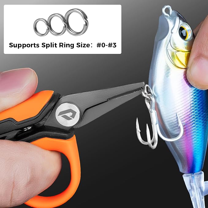 Fishing Line Cutter,Mini Fishing Scissors for Braided Line with Retractor