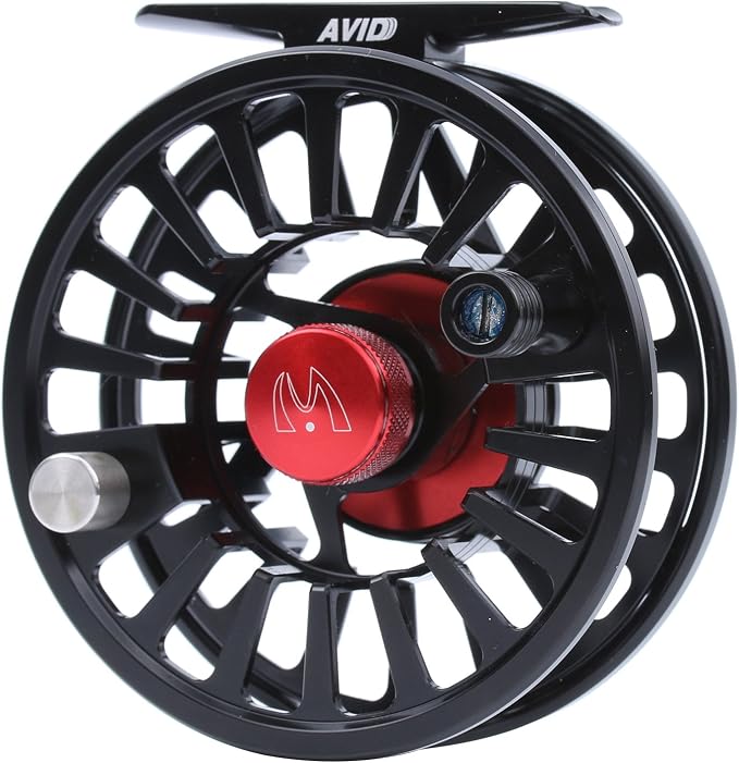 Maxcatch AVID Fly Fishing Reel with CNC-machined Aluminum Body - 1/3, 3/4, 5/6, 7/8, 9/10 Weights(Black, Green, Blue)