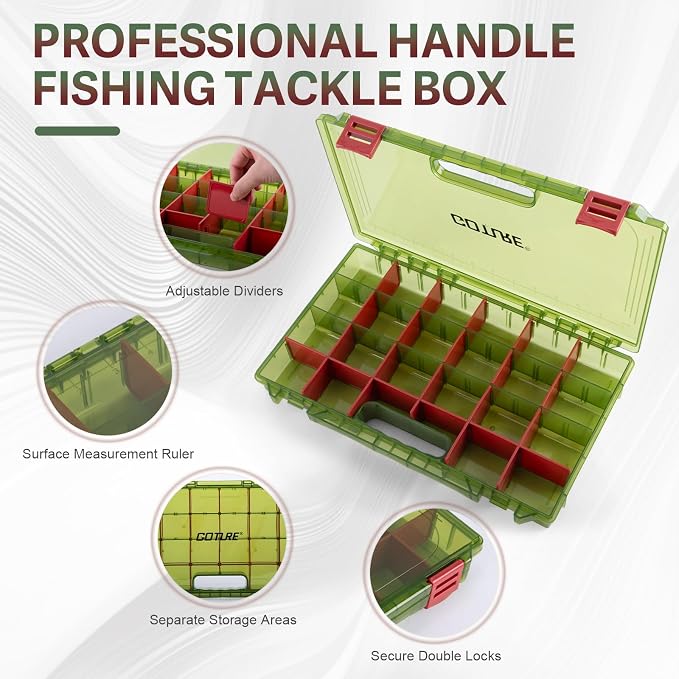 Goture 66L Rolling Tackle Box with Cooler, Khaki Large Fishing Bag with Wheels for 5 3700 Trays(Trays Included), Saltwater Resistant Tackle Backpack with Rod Holders