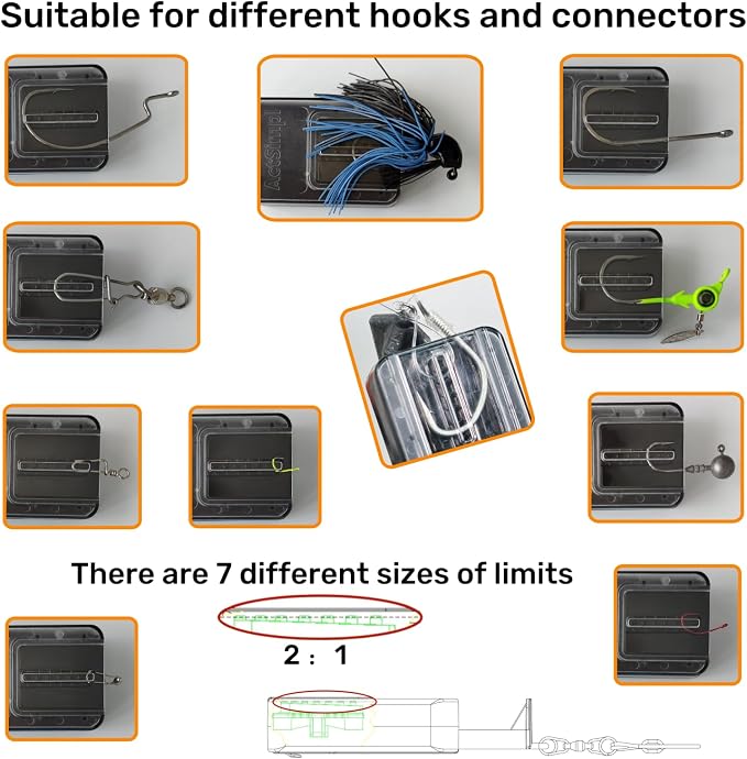 Fishing Knot Tying Tool-3pcs/pack-Tie Fishing Knots Safely and Easily-Protect from Fish Hook-Fun Gadget for Anglers-Fishing Accessory for Beginner-Storage Fish Hook Safely