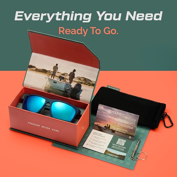 ANCHOR Floating Polarized Fishing Sunglasses for Men and Women Lightweight UV400 sport for Driving Cycling Running