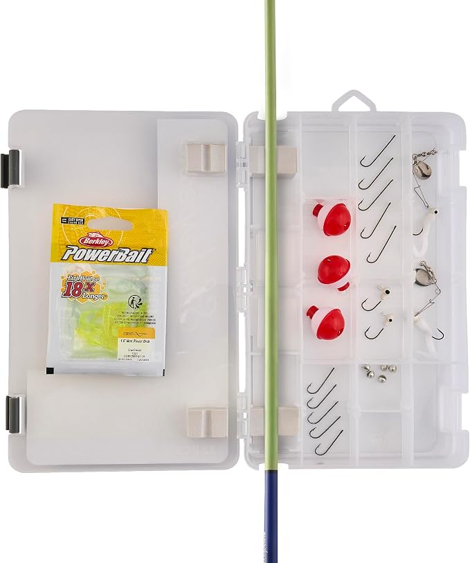 Shakespeare Catch More Fish Spincast Reel and Fishing Rod Combo with Kit