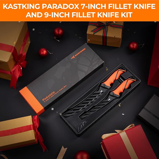 KastKing Paradox Fishing Fillet Knife Kit, 7" and 9"
