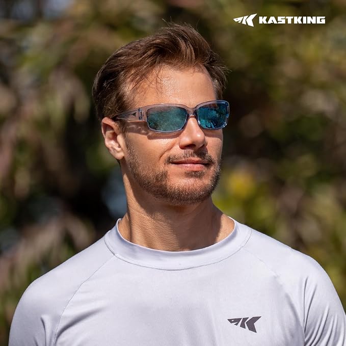 KastKing Skidaway Polarized Sport Sunglasses for Men and Women,Ideal for Driving Fishing Cycling and Running,UV Protection
