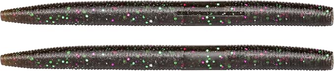 Soft Fishing Worm 100PCS, 3/4/5/6" Mega Value Pack Senko Style Soft Lures for Bass, Plastic Worm Stick Baits, Multicolor, Cost-Effective Fishing Gift