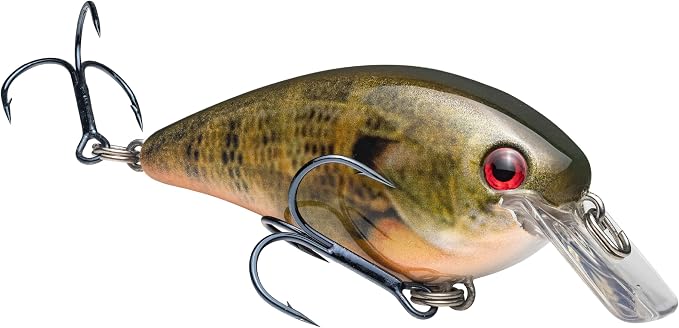 Strike King KVD 1.5 Hard Knock Fishing Lure, 3/8 oz, 3D Lifelike Eyes