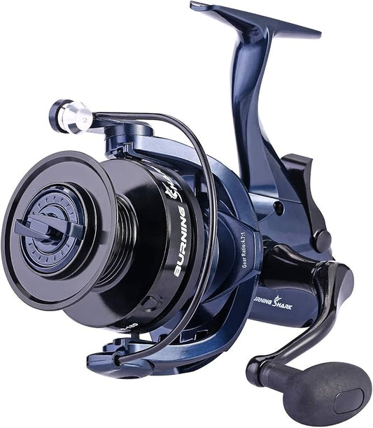 Sougayilang Spinning Fishing Reel 12+1BB Metal Body Smooth Carp Spinning Reels for Saltwater Freshwater Fishing