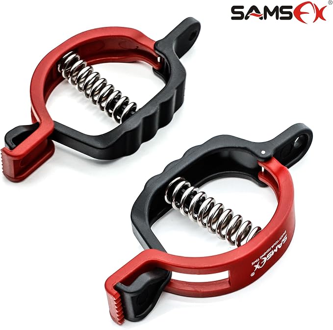SAMSFX 5.3'' Fish Lip Gripper, Fish Grabber for Fishing Scale, Fish Lip Grip Holder for Digital Scale Hook Non-Puncture Replacement Clamp