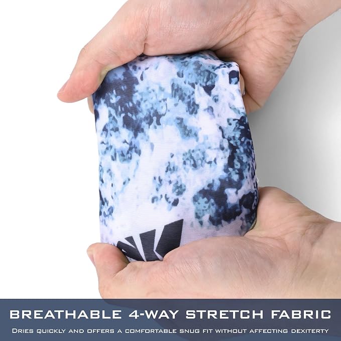 KastKing La Sal Fishing Gloves UPF50+ Sun Gloves UV Protection Fingerless Gloves Men Women for Outdoor, Kayaking, Rowing, Paddling, Canoeing, Hunting