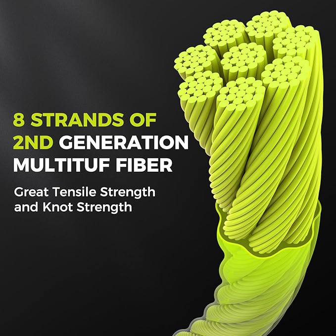 KastKing Destron Braided Fishing Line, Highly Abrasion Resistant, Improved Knot Strength, Ultra-Thin Diameter Superline, Zero Stretch & Memory, CFT “Color Fast Technology”, 75% Thinner Than Mono