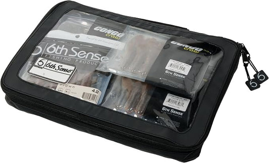 6th Sense – Bait View Fishing Tackle Bag, Clear View Soft Plastic Storage