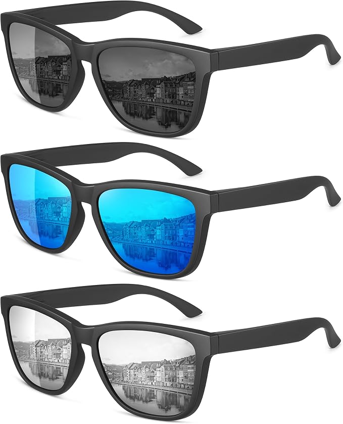 MEETSUN Polarized Sunglasses for Men,Sun Glasses with UV Protection for Driving Fishing