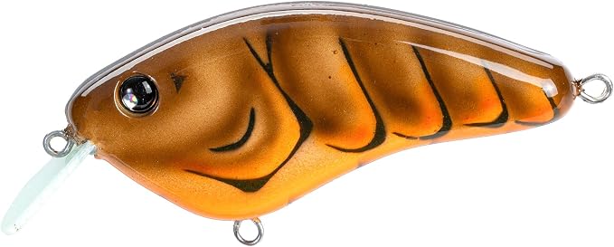 Strike King Hardliner Fishing Lure, Flat Sided Crankbait, Circuit Board Lip, Extra Tight Wobble, Size 4 Treble Hooks