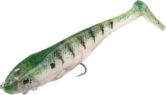 Strike King Final Copy Fishing Lure, Pre-Rigged Soft Plastic Swimbait, Free-Swinging Size 4 Treble Hook, Belly Magnetic Hook Keeper, 7/8-Ounce