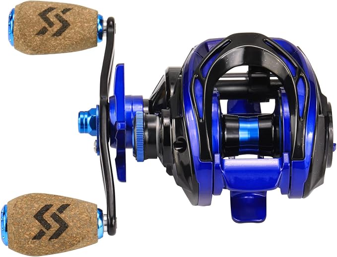 Sougayilang Baitcasting Reel, 7.0:1 Gear Ratio Super Smooth Power, 9 + 1 Shielded Ball Bearings Anti-Corrosion Baitcaster Reel Fishing Reel