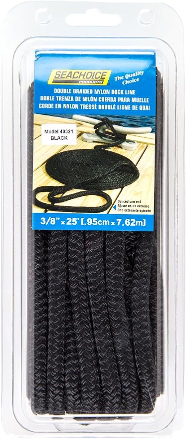 Seachoice Double-Braid Nylon Dock Line