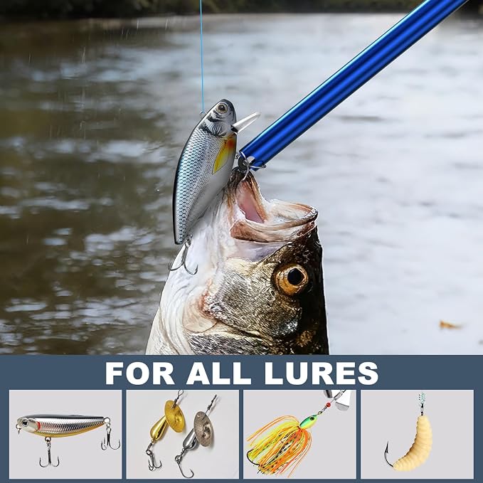SNAIL TRAIL Fish Hook Remover Tool - Suitable for Most Types of Lures. Fishing Pliers for Fishhook Removal, Saltwater Dehooker Gear, Gifts for Beginners & Pro Fisherman