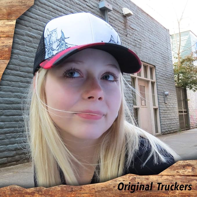 Grace Folly Beach Trucker Hats for Women- Snapback Baseball Cap for Summer