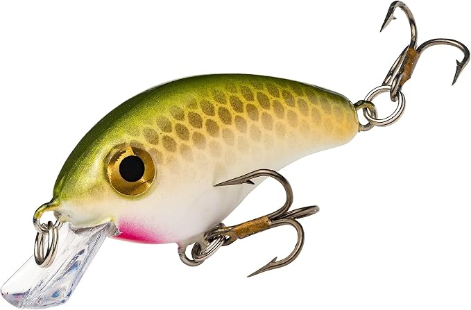 Strike King Bitsy Pond Minnow Crankbait Fishing Lure, 3/32 oz, Irresistible to Fish