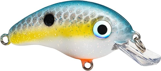 Strike King Bitsy Pond Minnow Crankbait Fishing Lure, 3/32 oz, Irresistible to Fish