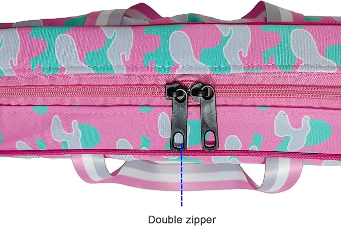 Portable Fishing Rod Bag Collapsible Fishing Bag Large Capacity Outdoor Nylon Carrying Case