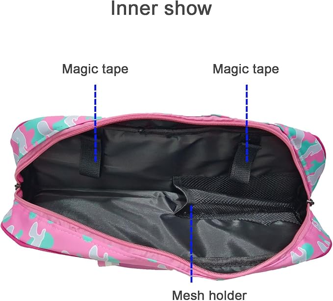 Portable Fishing Rod Bag Collapsible Fishing Bag Large Capacity Outdoor Nylon Carrying Case
