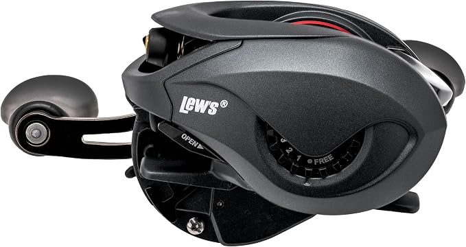 Lew’s Speed Spool RX Baitcast Fishing Reel, RH Retrieve, 8.3:1 Gear Ratio, 7+1 Bearings