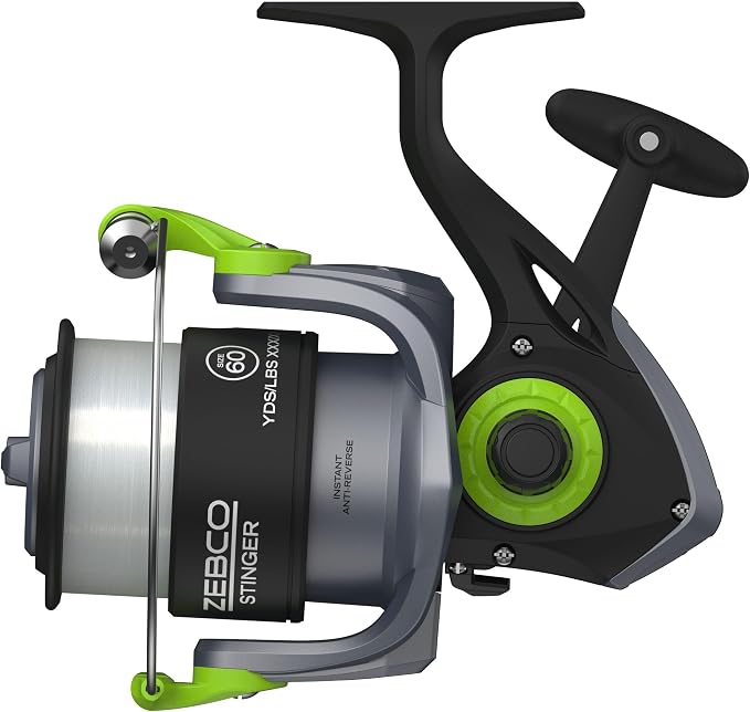 Zebco Stinger Spinning Fishing Reel, 1+1 Bearings Fishing Reel