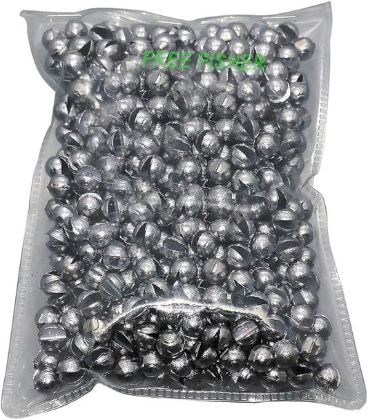 Removable Split-Shot,500Pcs Lead Sinking Split Shots Fishing Sinkers,Fishing Weights Sinkers