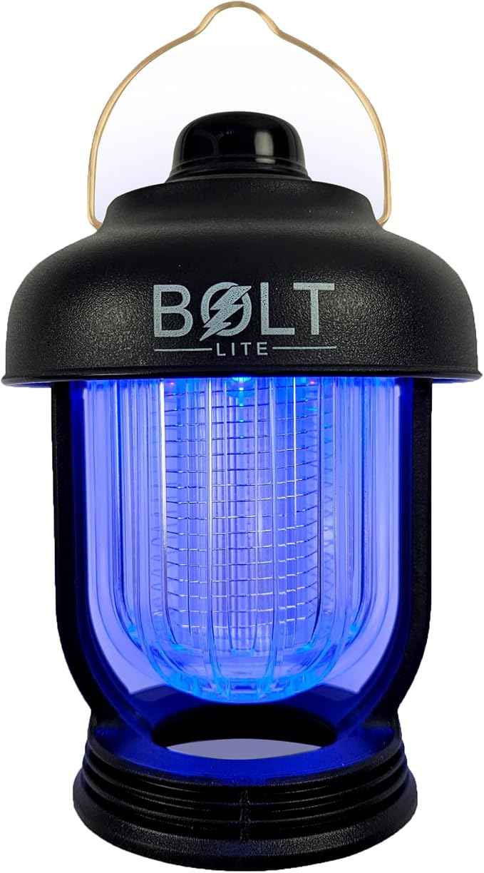 Camping Lantern + Bug Zapper Mosquito and Fly Killer Rechargeable Portable Light Pest Repellent
