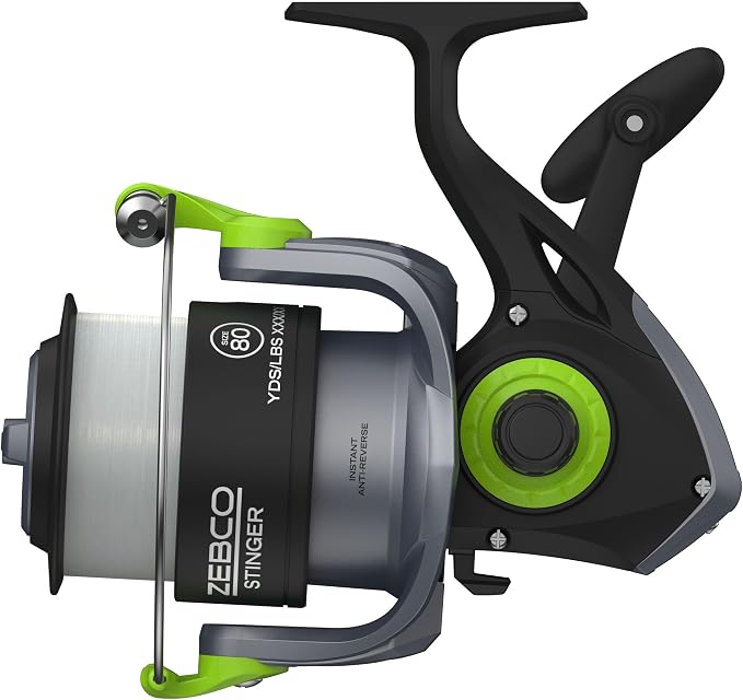 Zebco Stinger Spinning Reel and Fishing Rod Combo