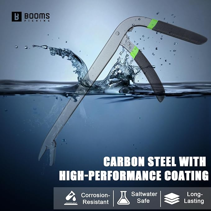 Booms Fishing R1 Stainless Steel Fish Hook Remover Extractor, 11-1/2 inches