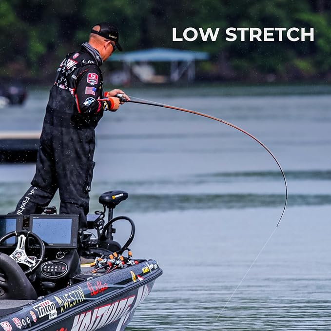 KastKing Fluorokote 100% Fluorocarbon Coated Fishing Line, Fluorocarbon Leader, Extreme Clarity,Fast Sinking,Shock Resistant, High Abrasion Resistance