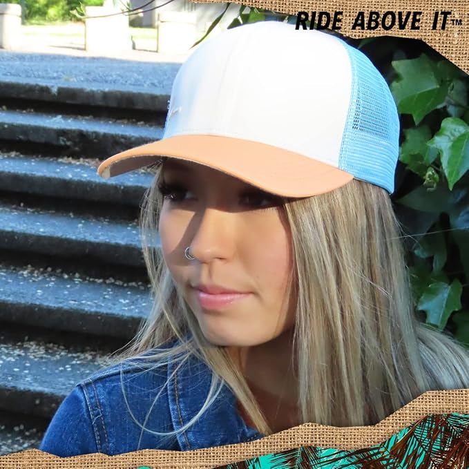 Grace Folly Beach Trucker Hats for Women- Snapback Baseball Cap for Summer