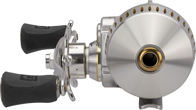 ProFISHiency Sniper High Speed Spincast Reel | Pre-Spooled w/100 Yards 10lb Monofilament Line | 6:5:1 Gear Ratio | Heavy-Duty Aluminum Cone, All-Metal Gears | Fastest spincast Reel in the World