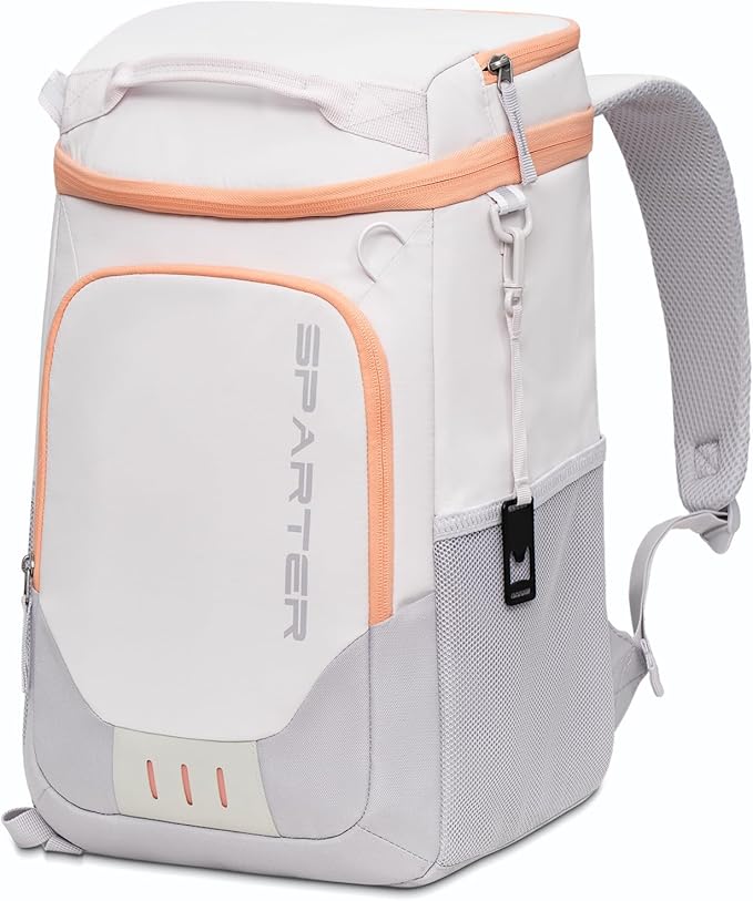 SPARTER Backpack Cooler Insulated Leak Proof 33/49 Cans, 2 Insulated Compartments Thermal Bag, Portable Lightweight Beach Travel Camping Lunch Backpack for Men and Women
