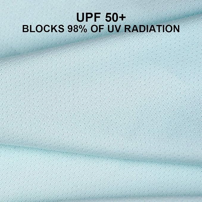 Unisex UV Protective Fingerless Gloves UPF 50+ Summer Sun Glove for Outdoor Fishing Cycling Hiking Driving Kayaking