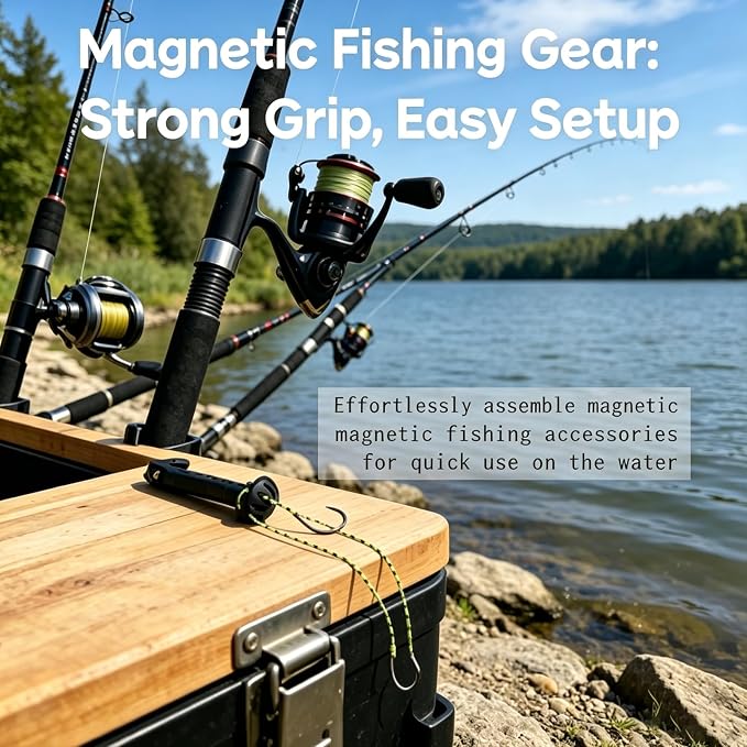 Fly Fishing Magnetic Fly Threader | On-Water Rigging Tool for Fast Knot Tying, Fits Most Hooks & Tippets