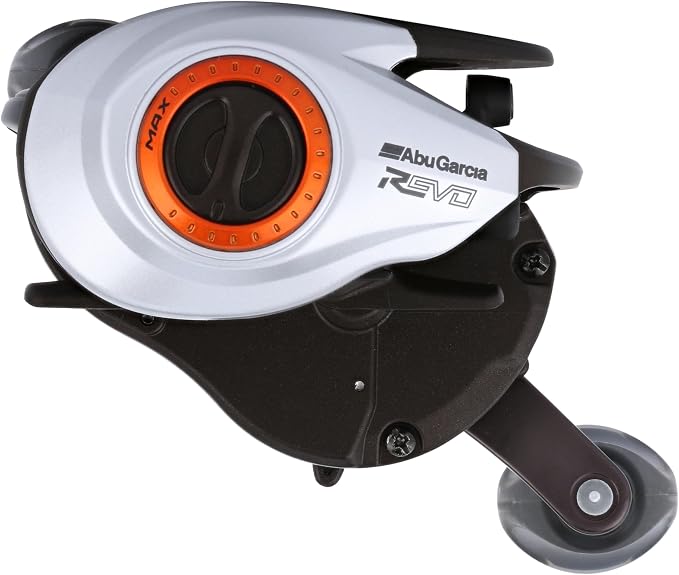 Abu Garcia Revo X BFS Low Profile Reel, Reliable Freshwater Fishing Reel, Lightweight C6 Carbon Sideplates and BFS Tuned MagTrax Braking System, Carbon Matrix Drag System