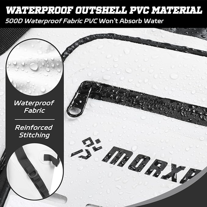 MORXPLOR Insulated Fish Cooler Kill Bag with Flat Bottom-25x17.5 40x16 60x20Inches Waterproof Fishing tackle Kill Cooler Bag